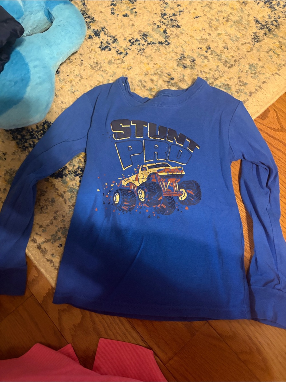 Carter's Blue 'Stunt Pro' Long-Sleeve Graphic Tee
